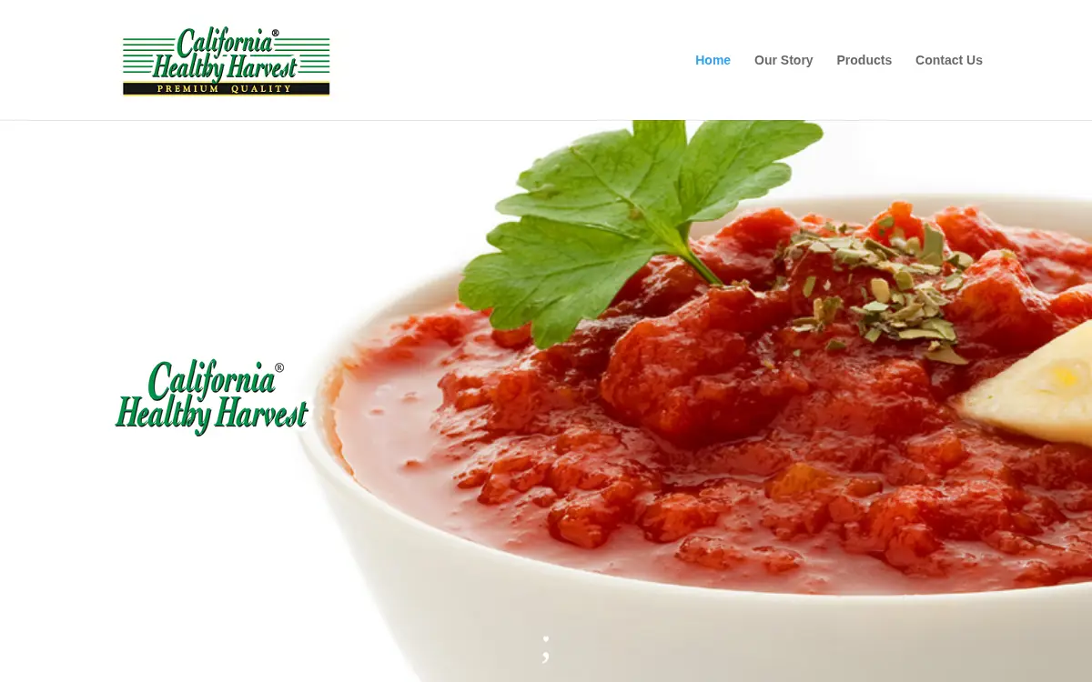 Homepage of Buona Fortuna Foods, LLC