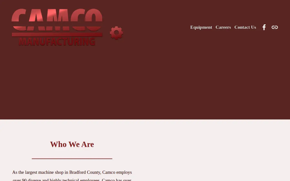 Homepage of Camco Manufacturing INC