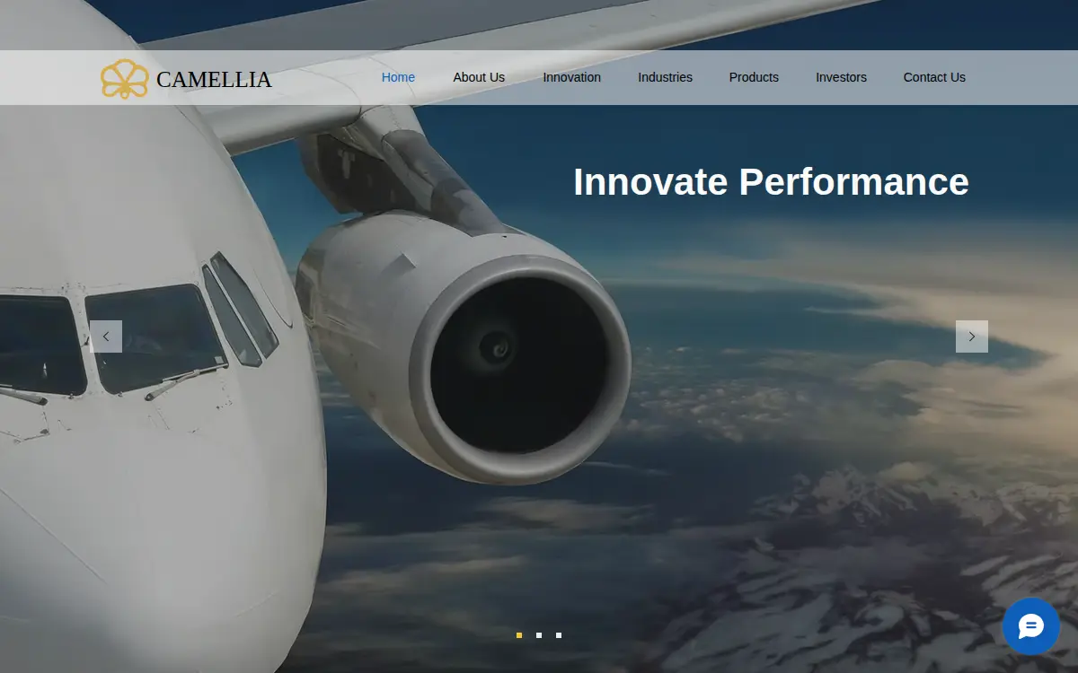Homepage of Camellia Metal Usa, INC