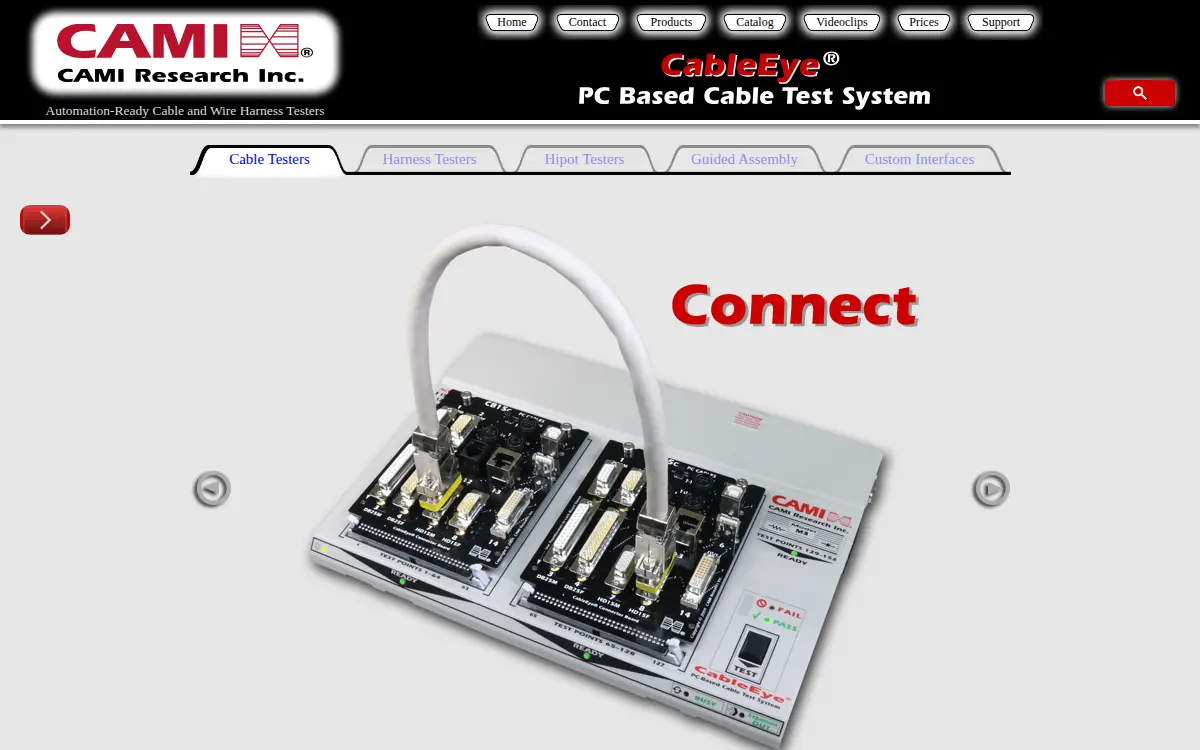 Homepage of Cami Research, INC.