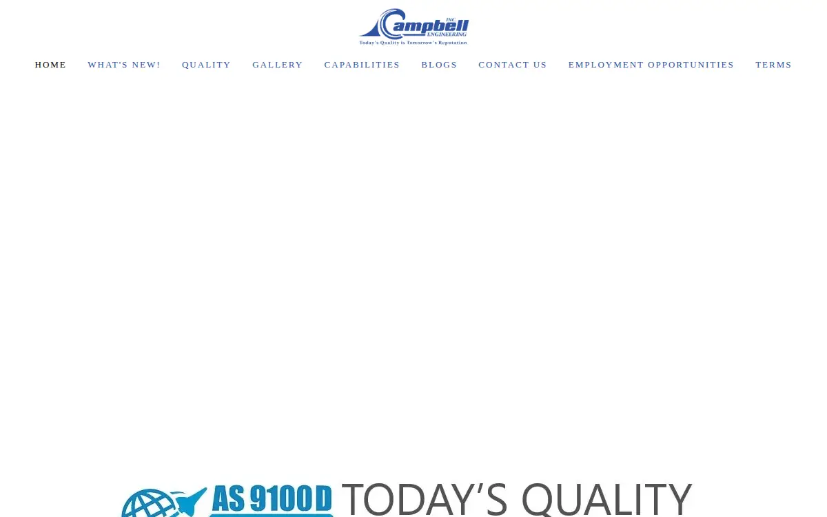 Homepage of Campbell Engineering INC