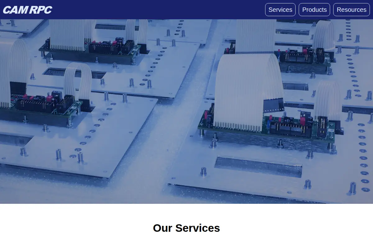 Homepage of Radio Parts Company