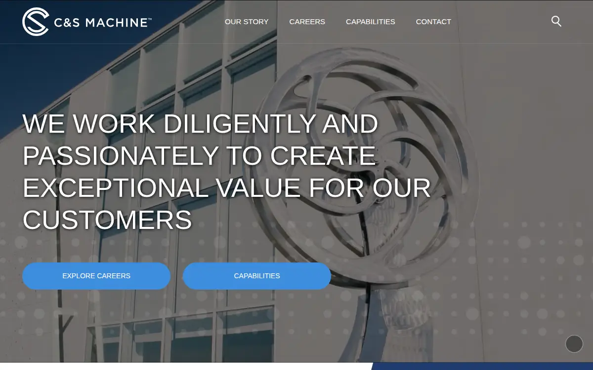 Homepage of C & S Machine Products INC