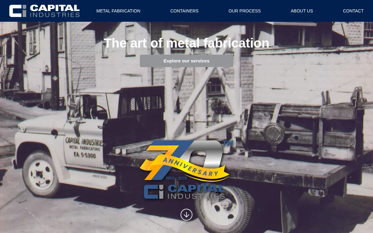 Homepage of Capital Industries INC