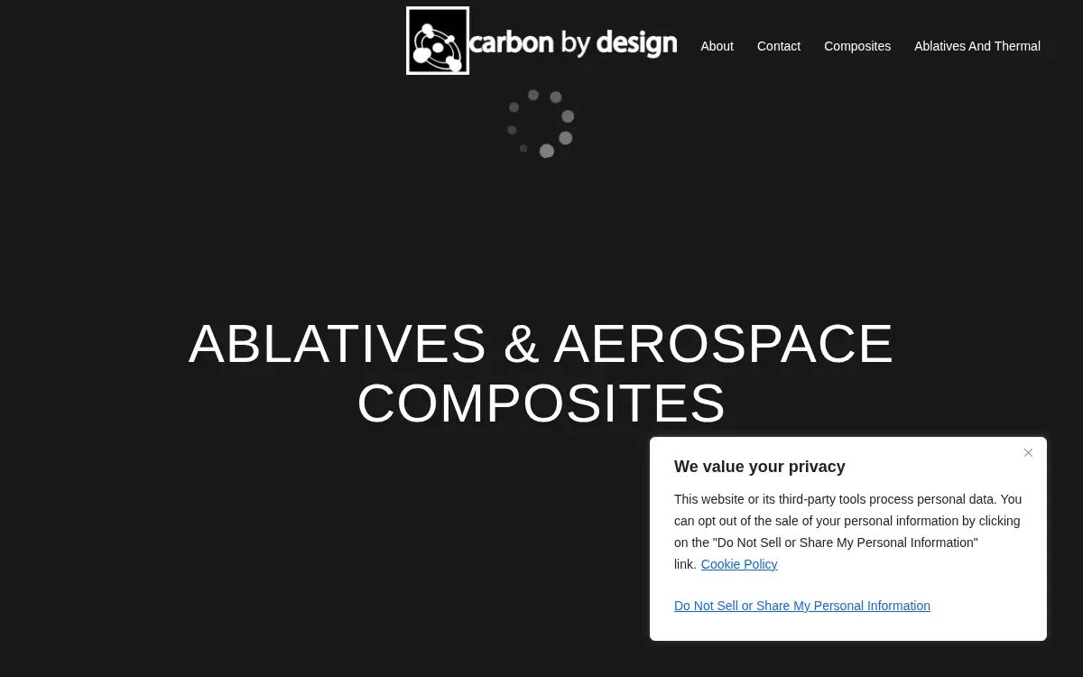 Homepage of Carbon By Design, LLC