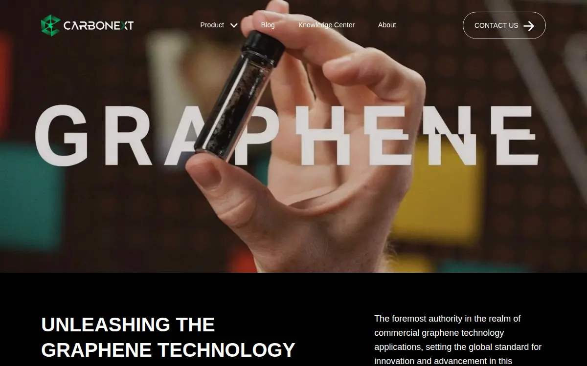 Homepage of Carbonext, INC.