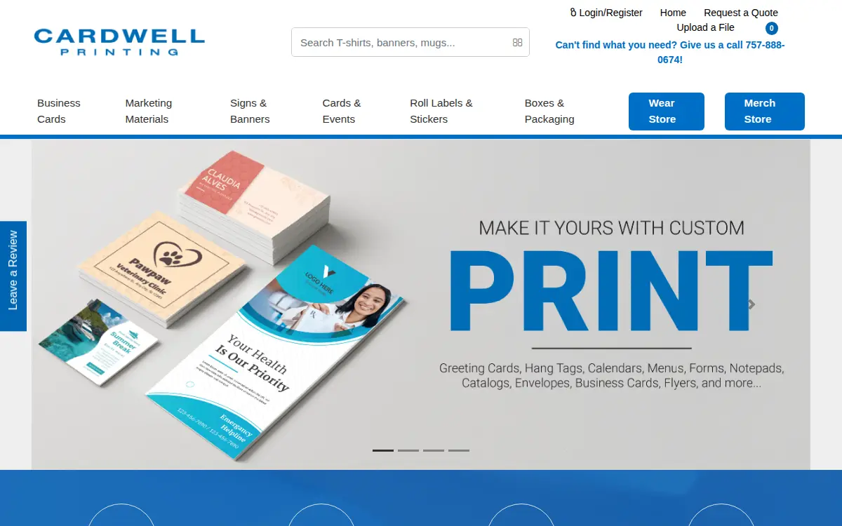Homepage of Tidewater Printers, INC