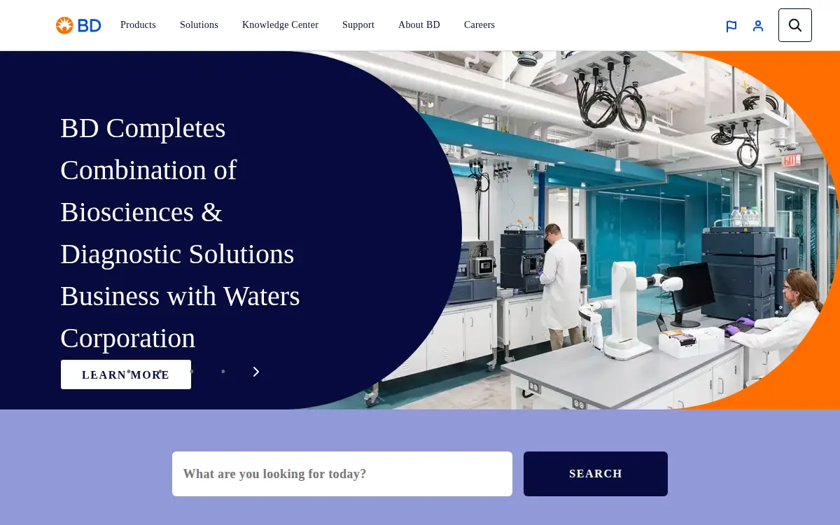 Homepage of Carefusion Solutions, LLC