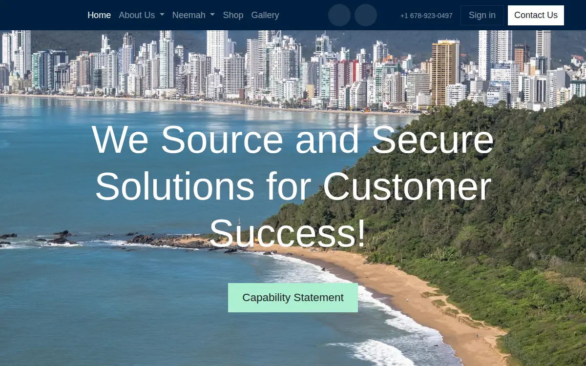 Homepage of Caribbean Basin Brokers LLC