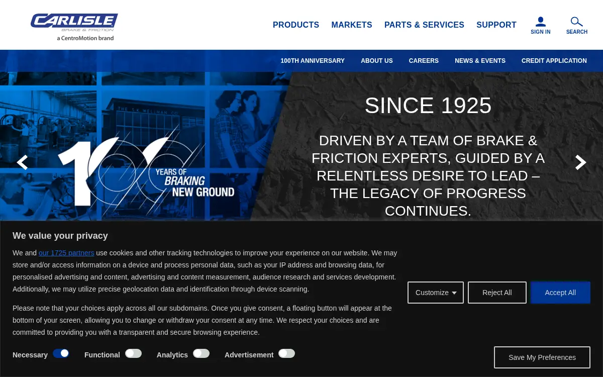 Homepage of Cmbf Products INC