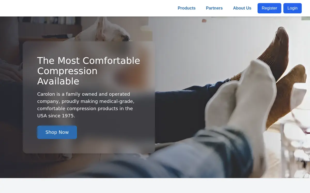 Homepage of Carolon Company