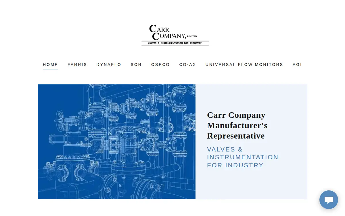 Homepage of Carr Company Limited