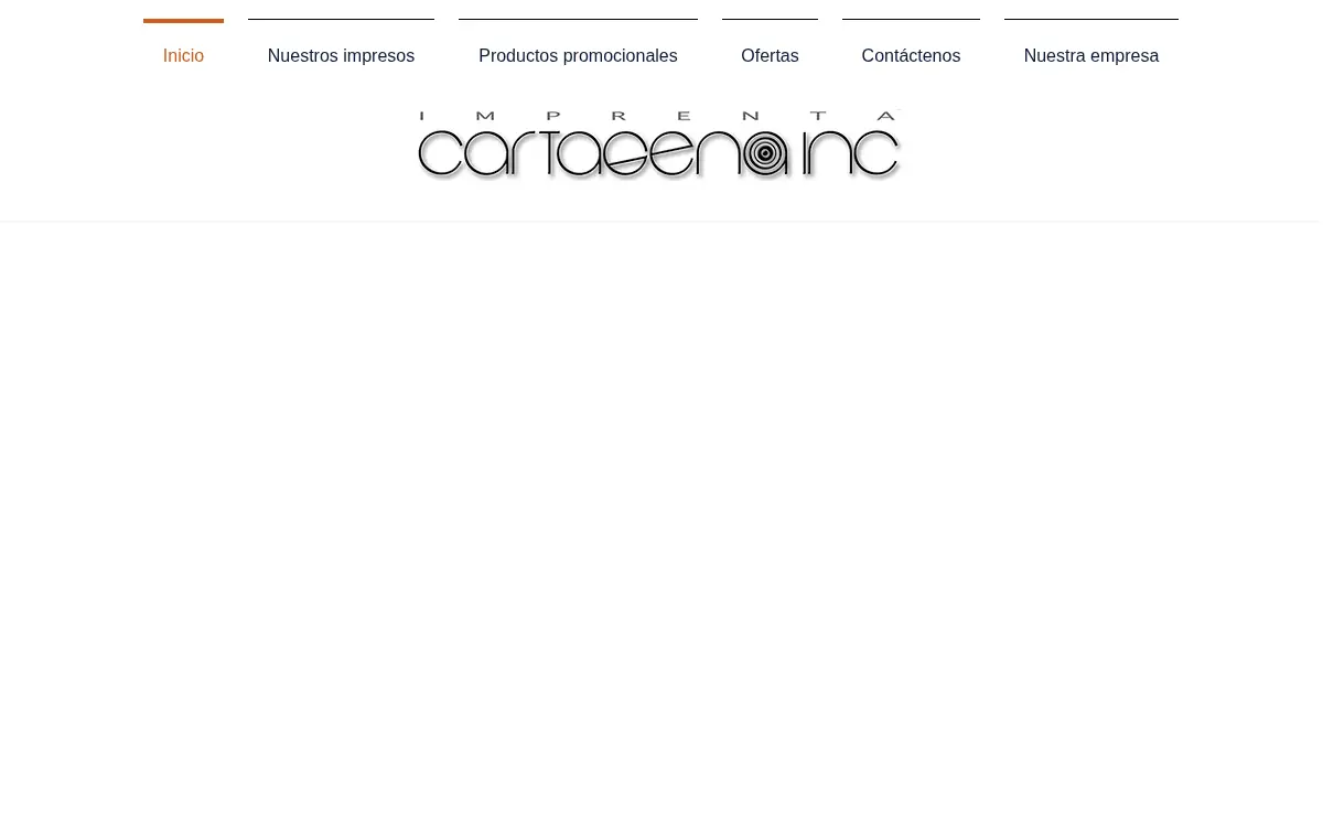 Homepage of Imprenta Cartagena INC