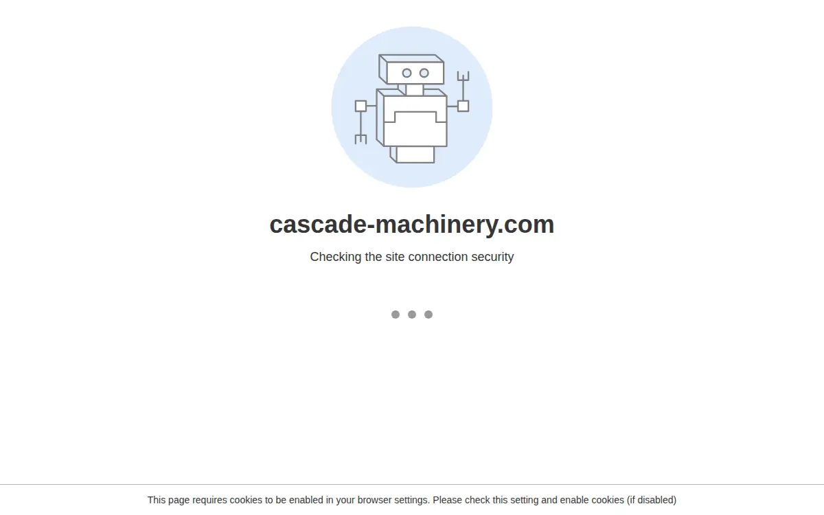 Homepage of Cascade Machinery & Electric, INC.