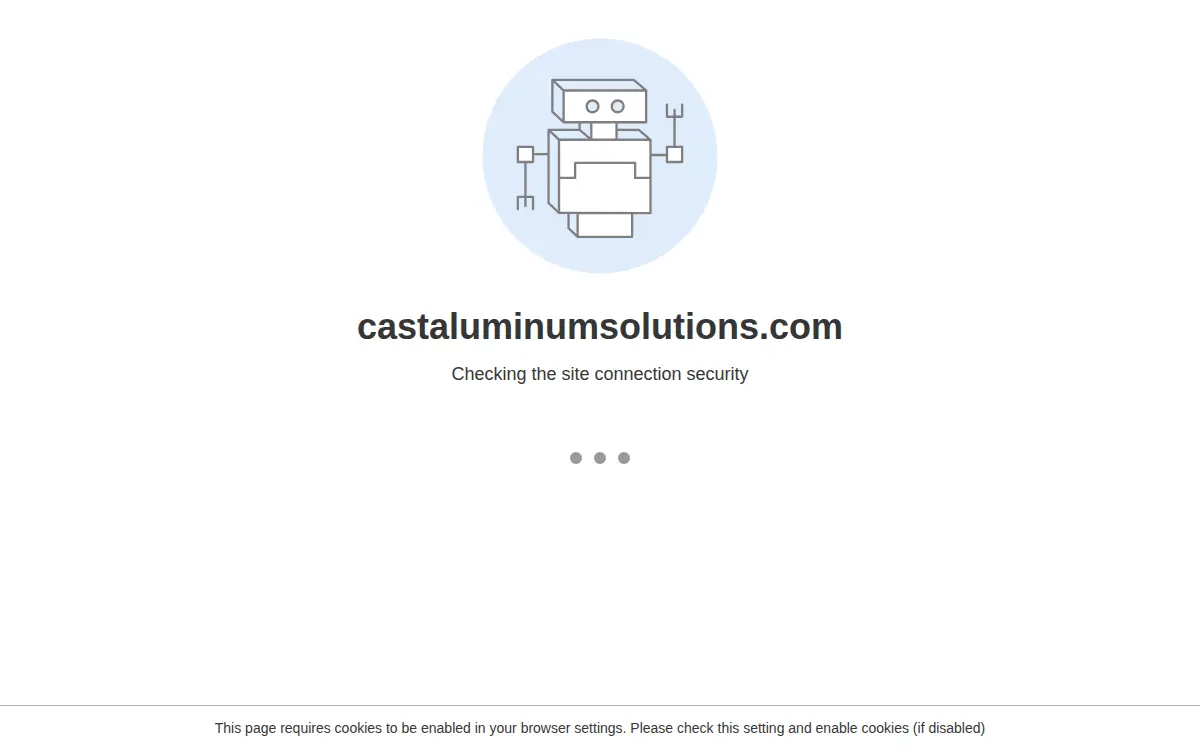 Homepage of Cast Aluminum Solutions, LLC