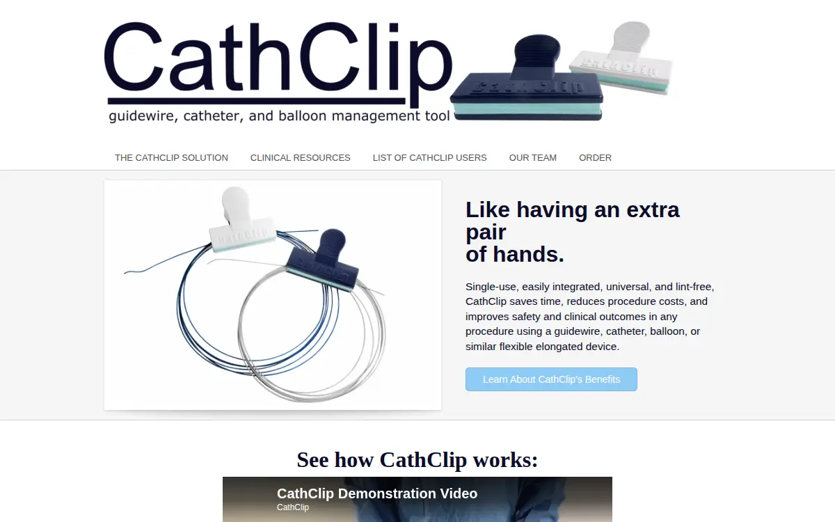 Homepage of Cath Lab Solutions LLC