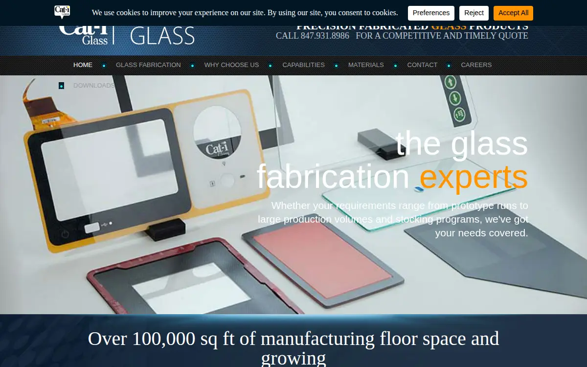 Homepage of Cat-i Manufacturing INC.