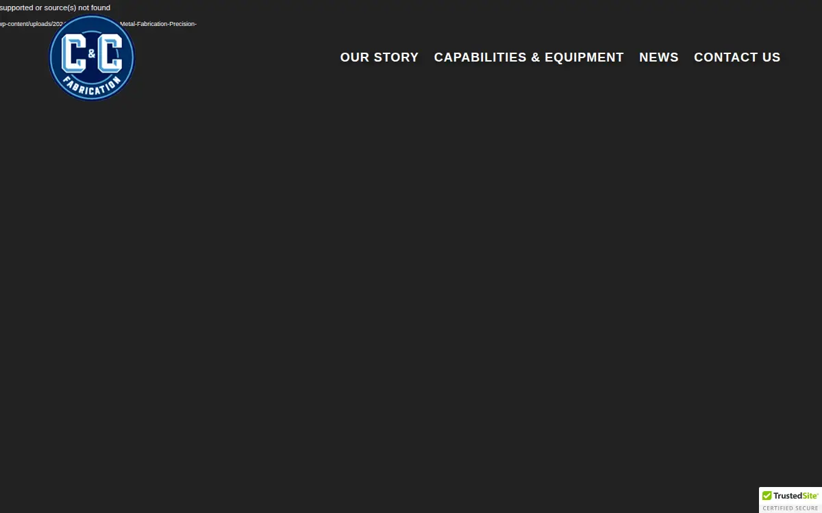 Homepage of C & C Fabrication Company, INC