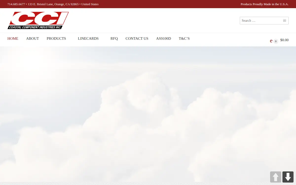 Homepage of Coastal Component Industries INC