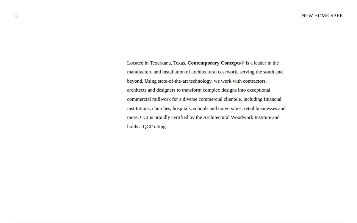 Homepage of Contemporary Concepts INC