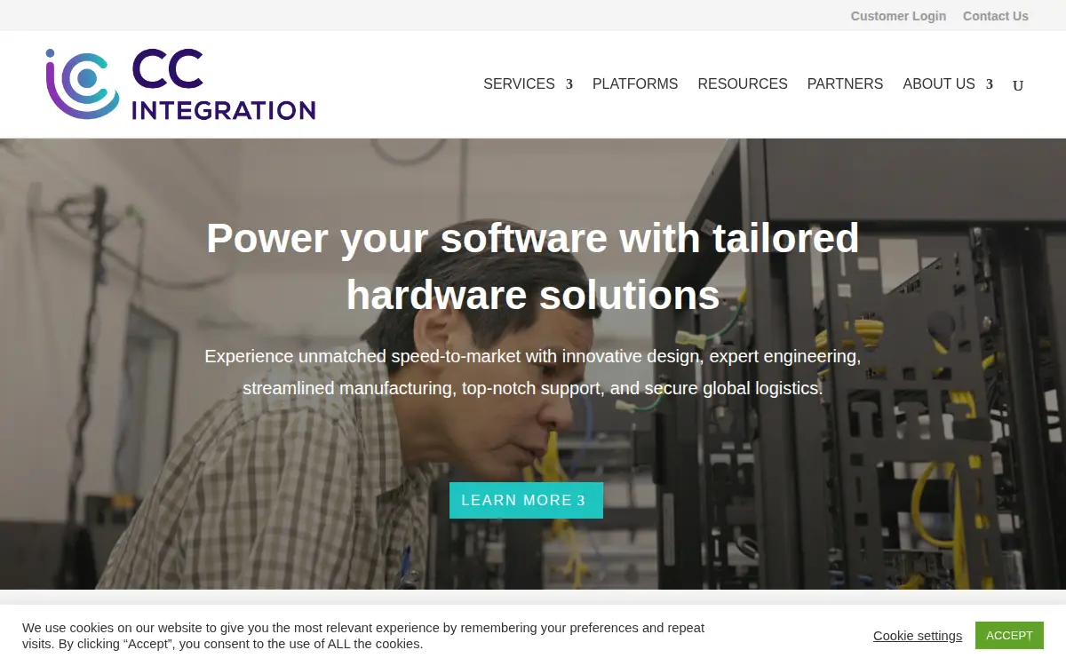 Homepage of Ccintegration INC