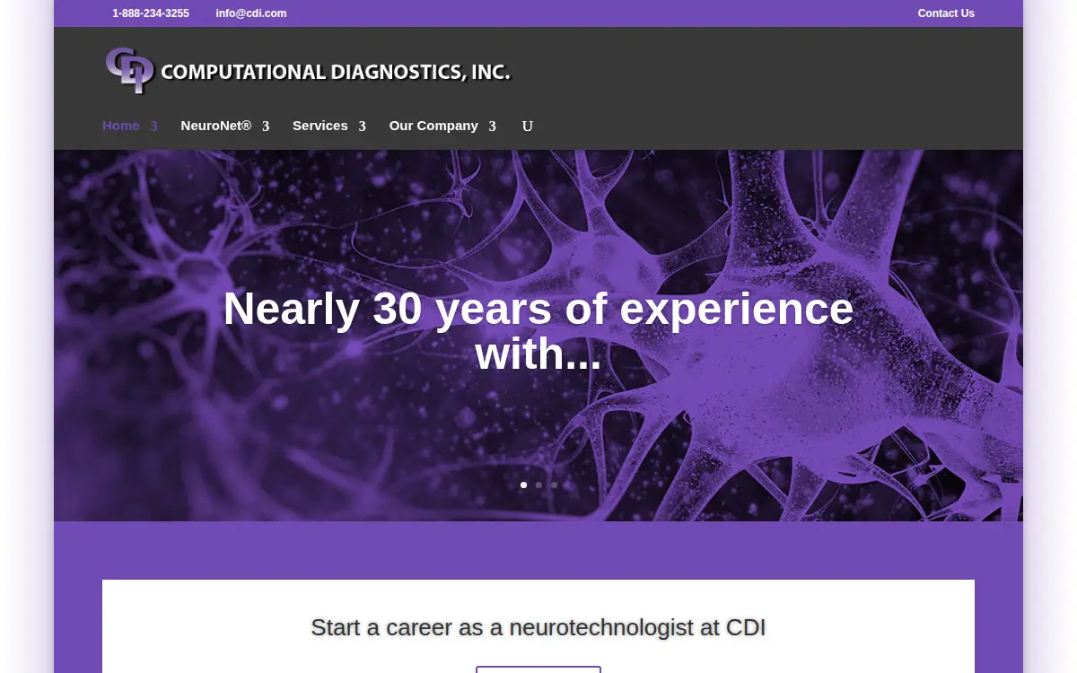 Homepage of Computational Diagnostics INC