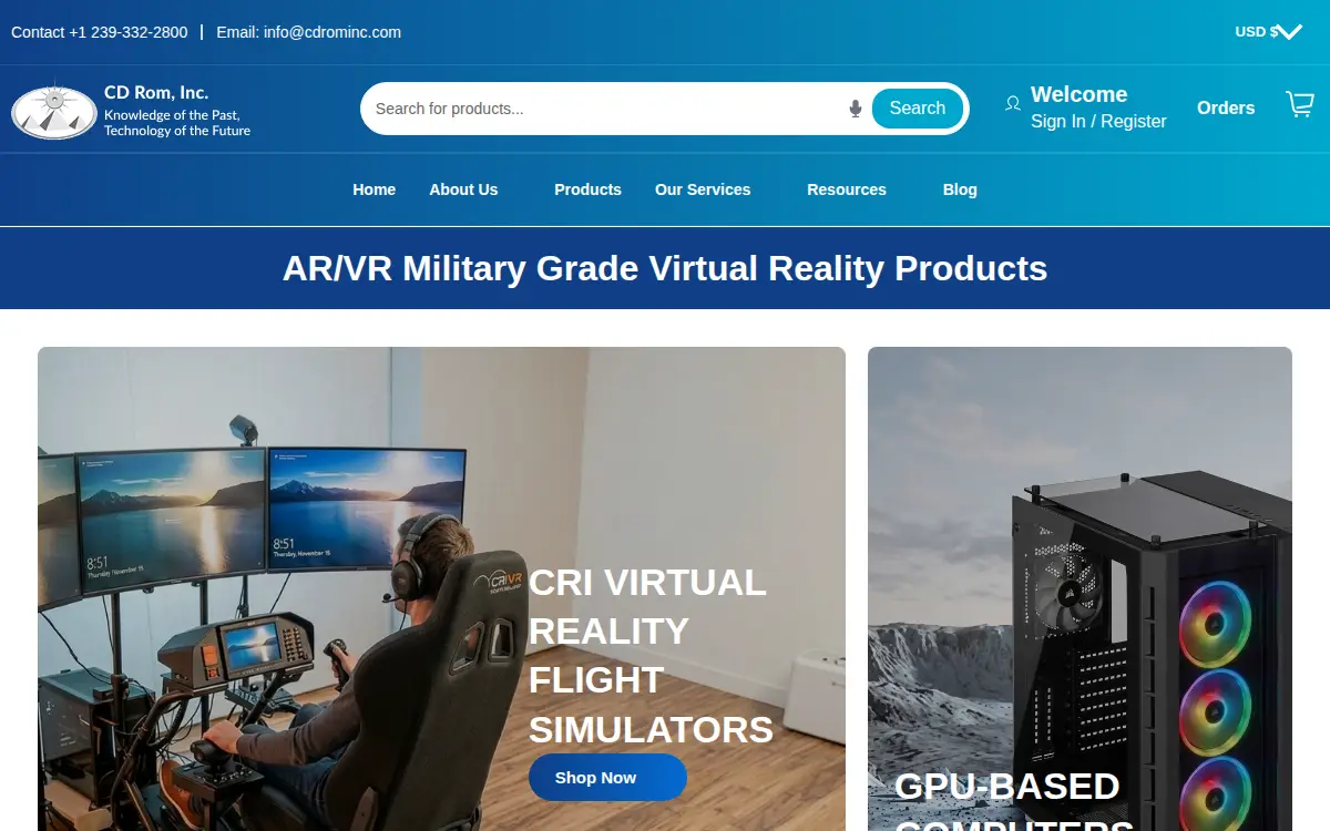 Homepage of Cd Rom INC
