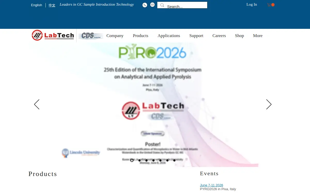 Homepage of Cds Analytical, LLC