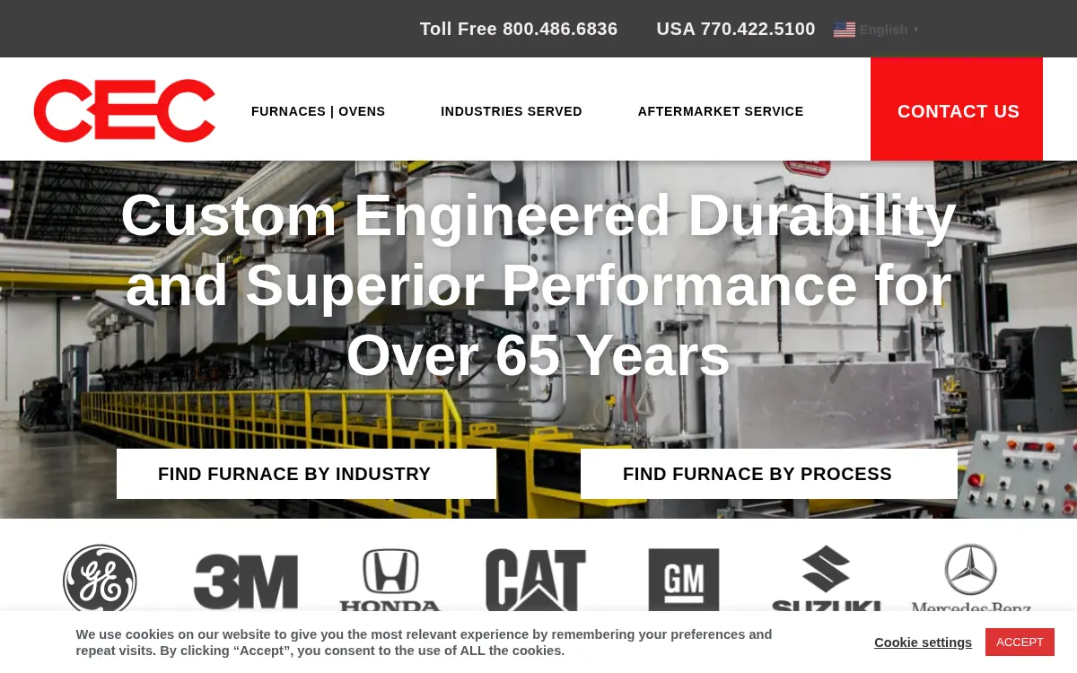 Homepage of Consolidated Engineering Company, INC.