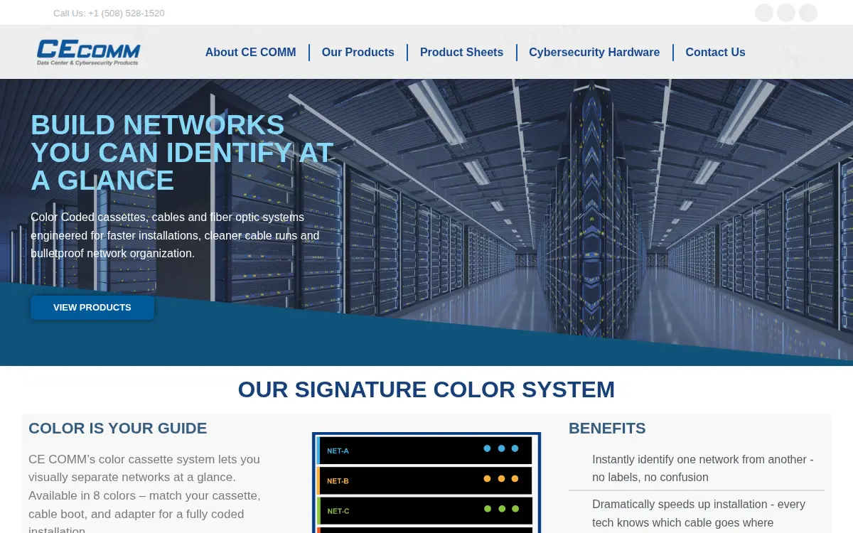 Homepage of Ce Comm, INC.