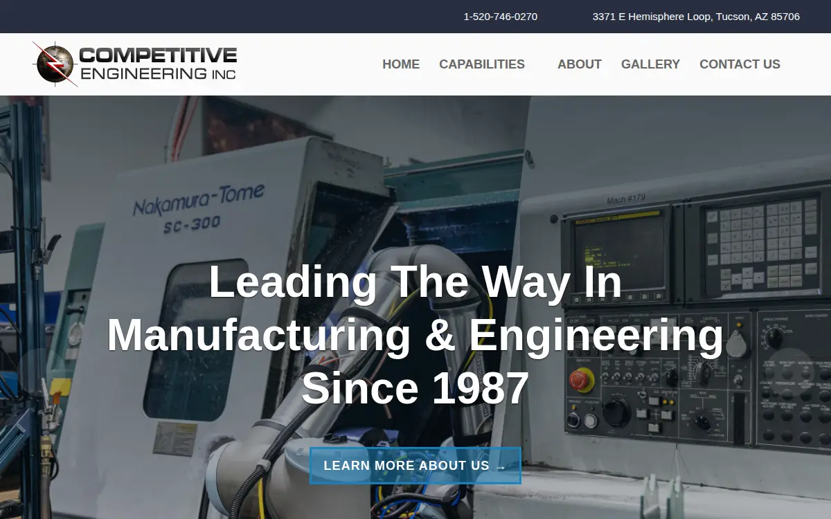 Homepage of Competitive Engineering INC