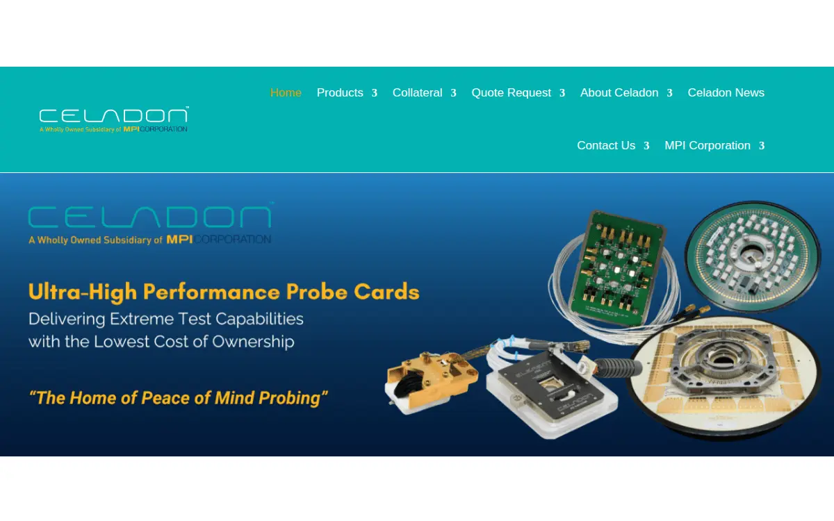 Homepage of Celadon Systems INC