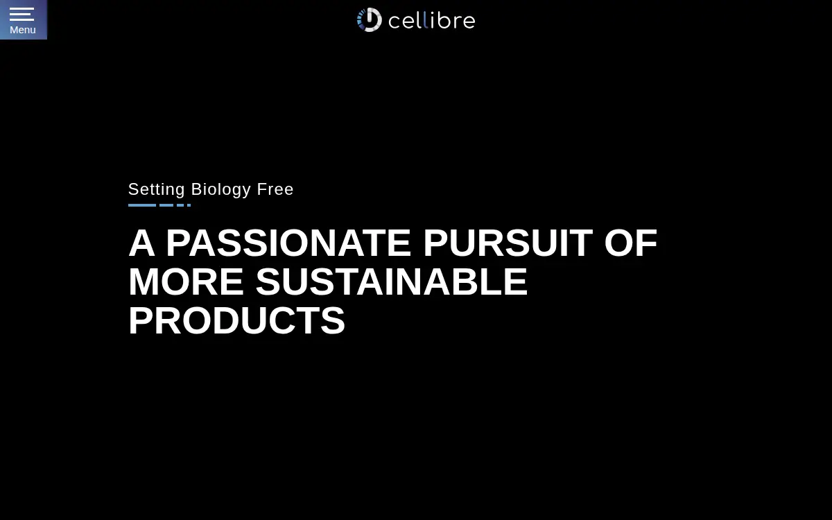 Homepage of Cellibre, INC.