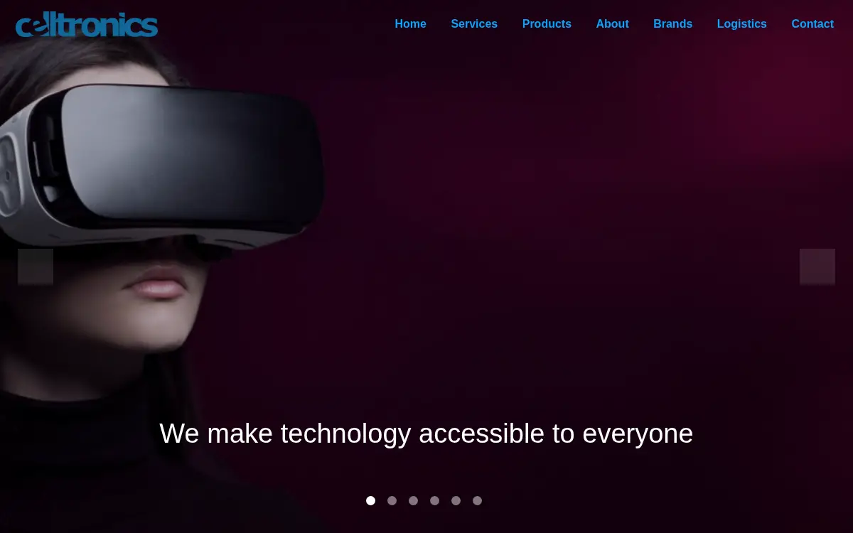 Homepage of Celltronics INC