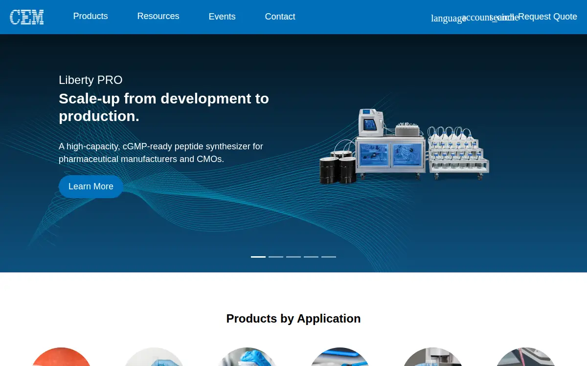 Homepage of Cem Holdings Corporation