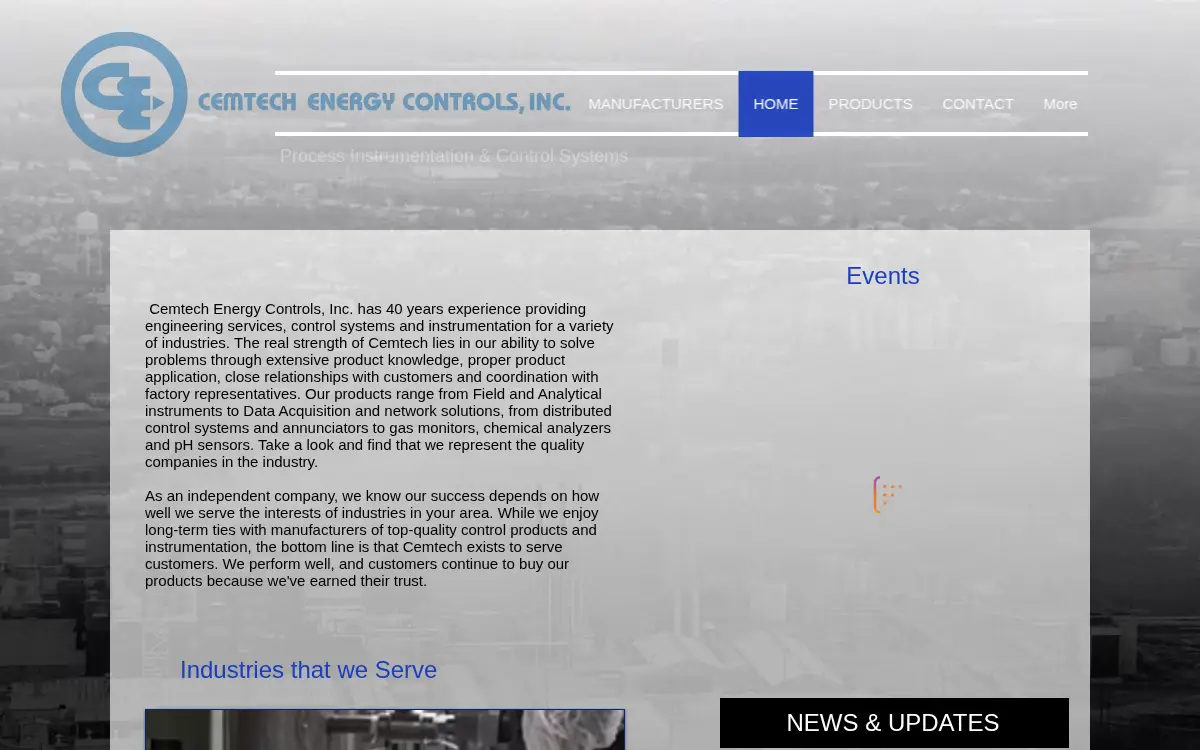 Homepage of The Cemtech Delmar Partnership INC