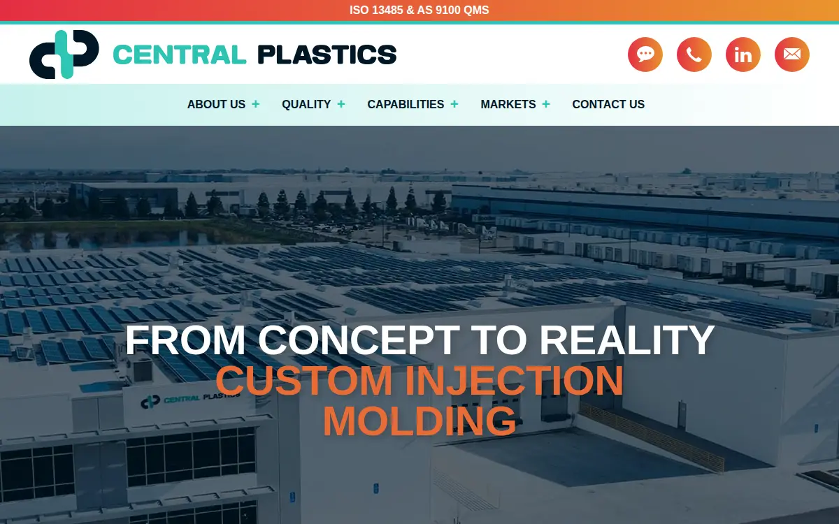 Homepage of Mother Lode Plastics Molding INC