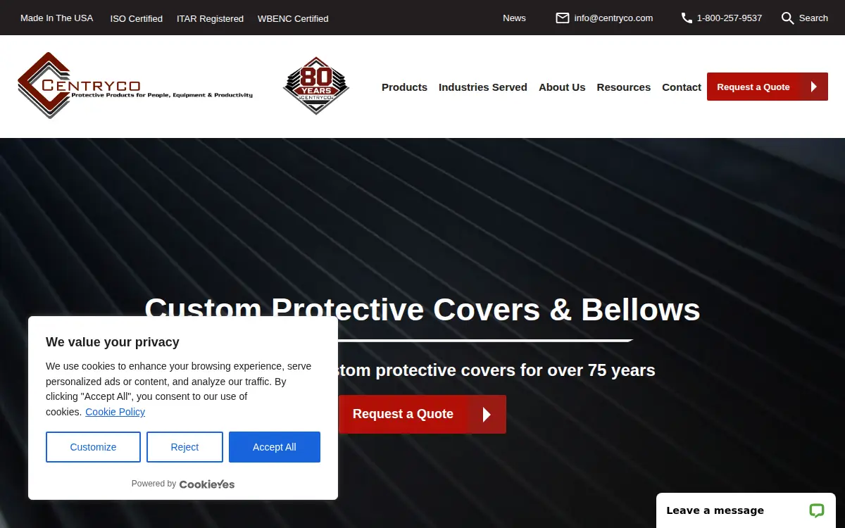 Homepage of Central Safety Equipment CO