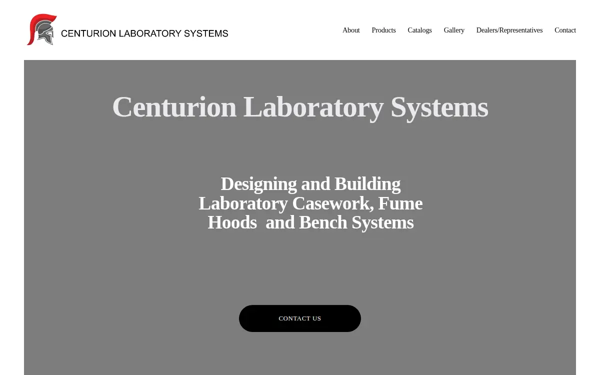 Homepage of Centurion Laboratory Systems LLC