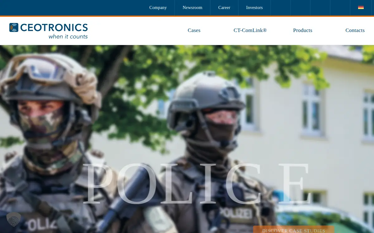 Homepage of Ceotronics, INC.