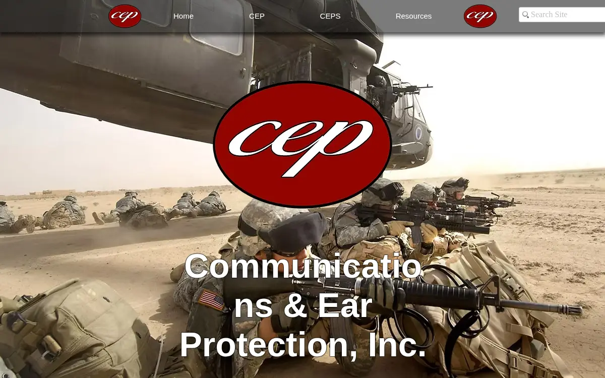 Homepage of Communications & Ear Protection, INC