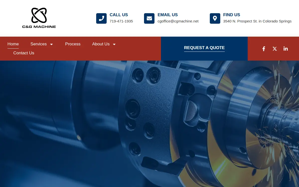 Homepage of Capability and Growth Machine, LLC