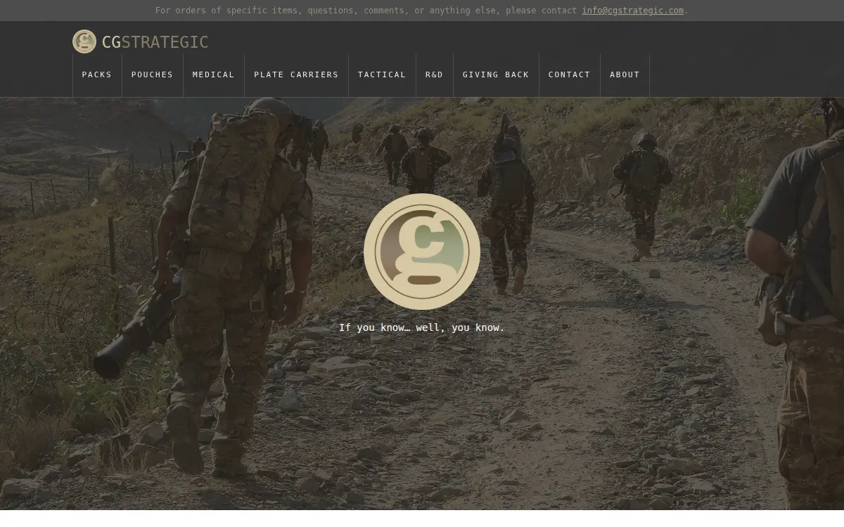 Homepage of Cg Strategic, LLC