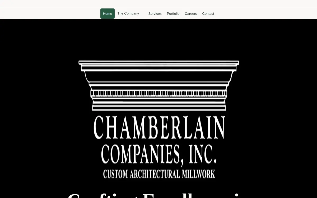 Homepage of Chamberlain Companies, INC.