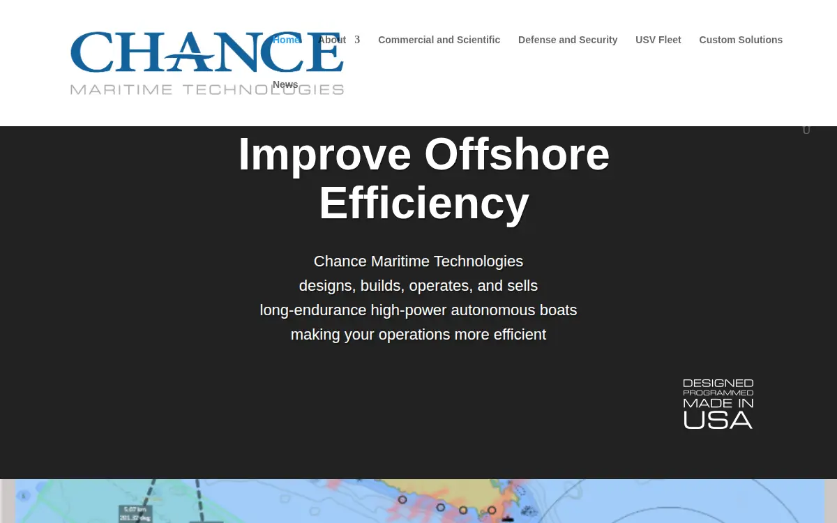 Homepage of Chance Technologies LLC
