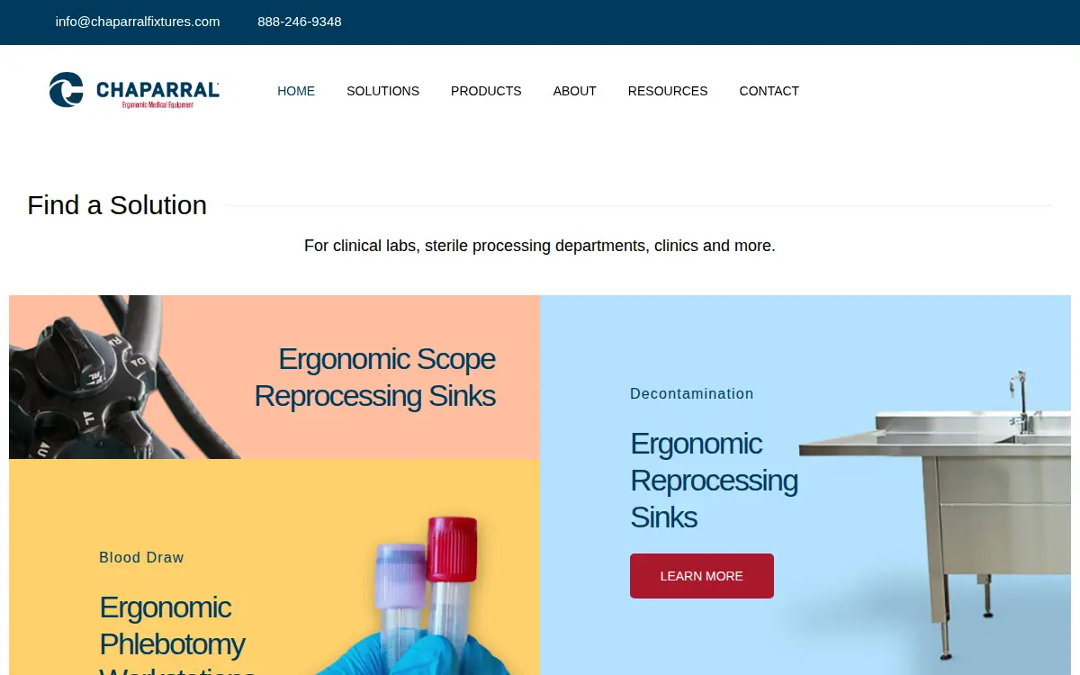 Homepage of Chaparral 1, INC