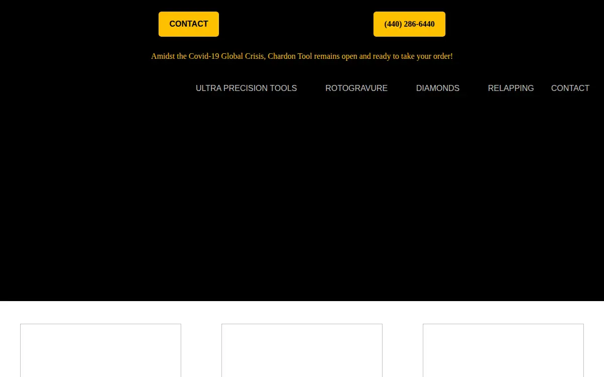 Homepage of Chardon Tool & Supply Co., INC.