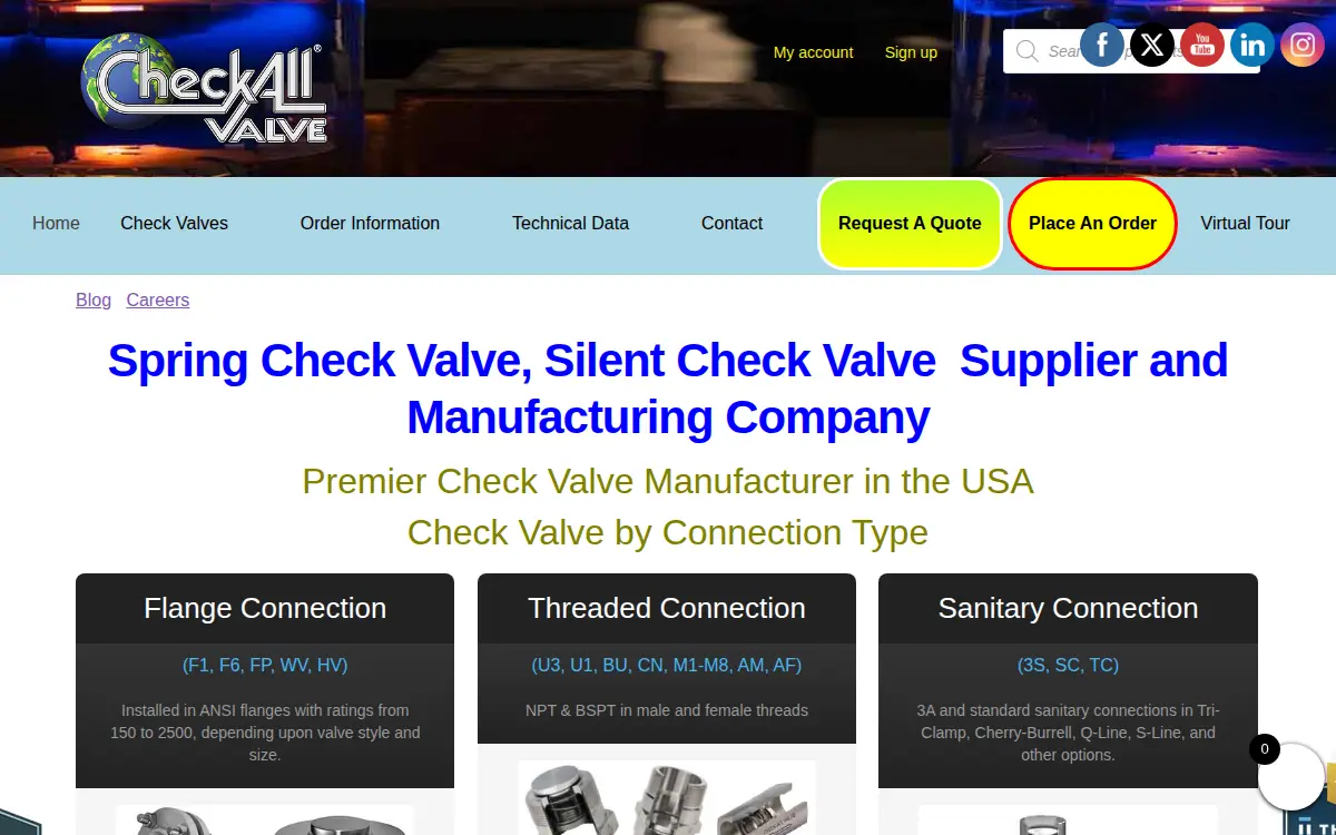 Homepage of International Valve CORP