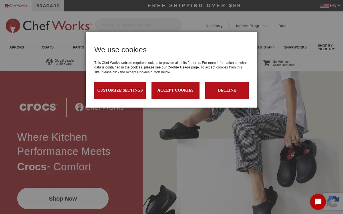 Homepage of Chef Works, INC