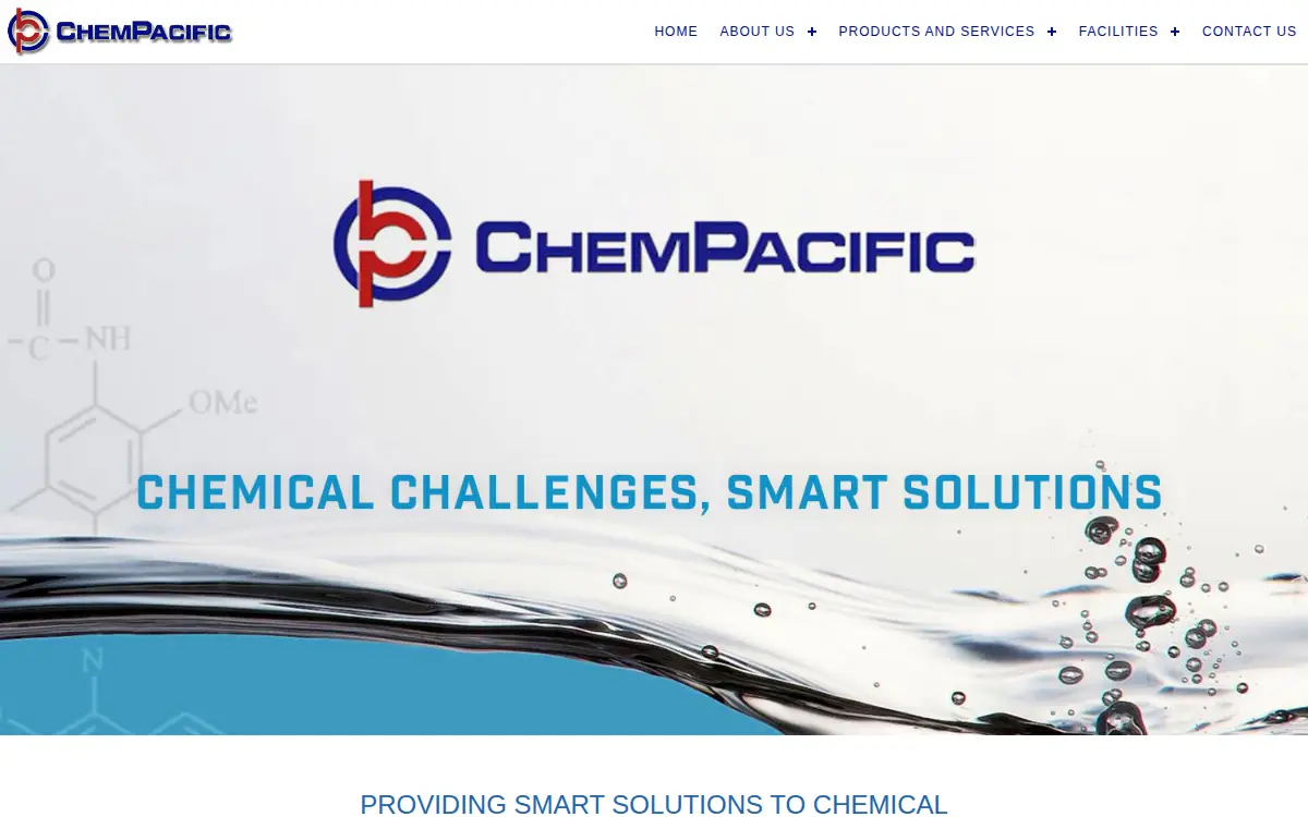 Homepage of Chempacific CORP